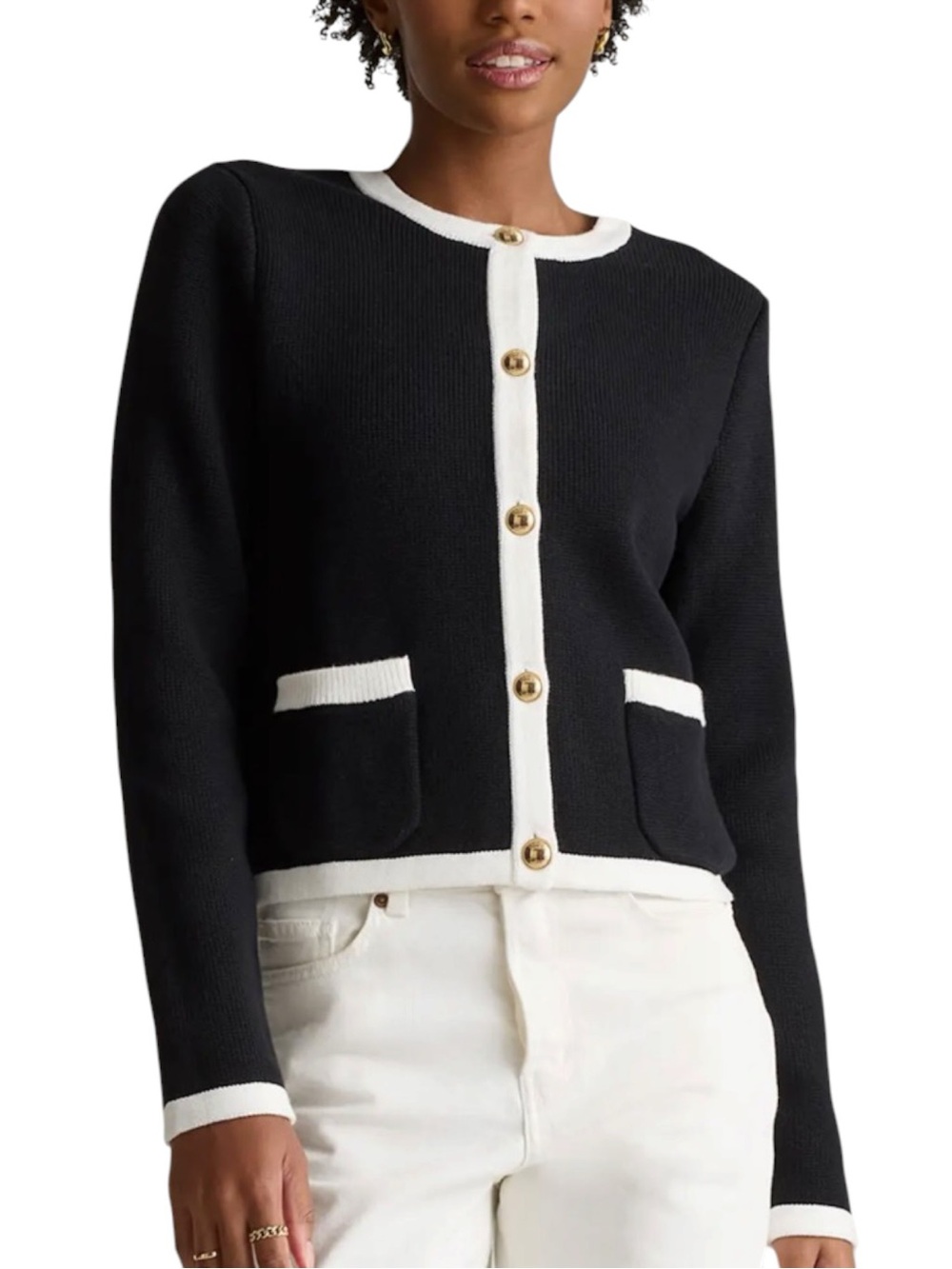 Quince Organic Cotton Sweater Cardigan